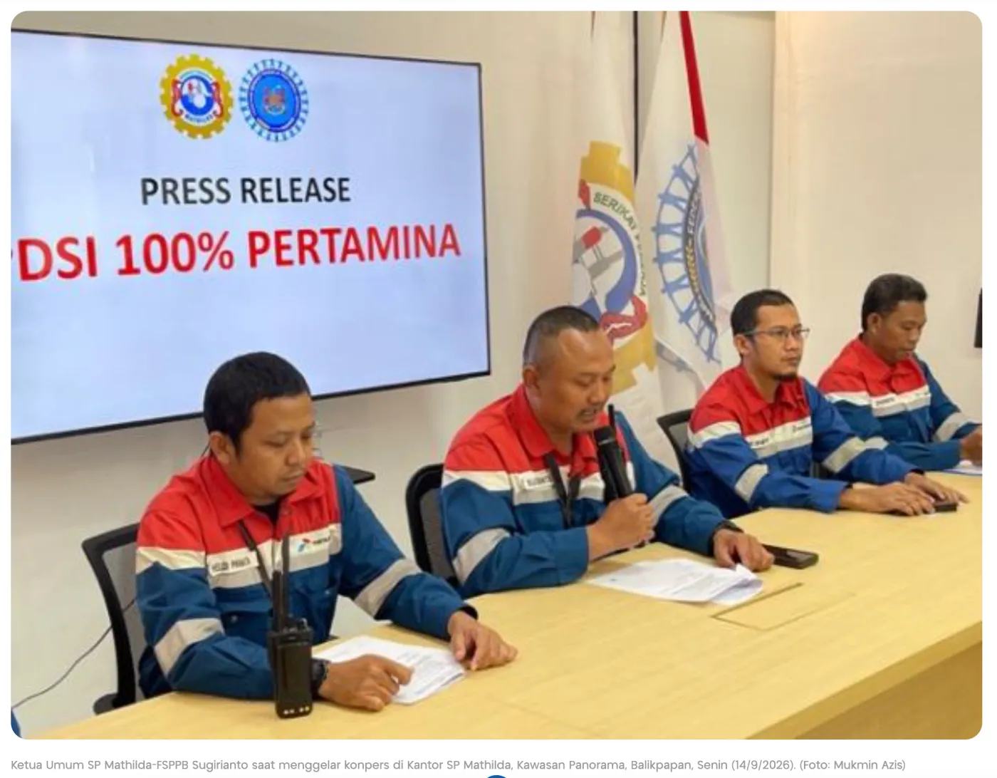 Pertamina Rampingkan Anak Usaha, SP Mathilda Tegas Tolak PDSI Masuk Elnusa